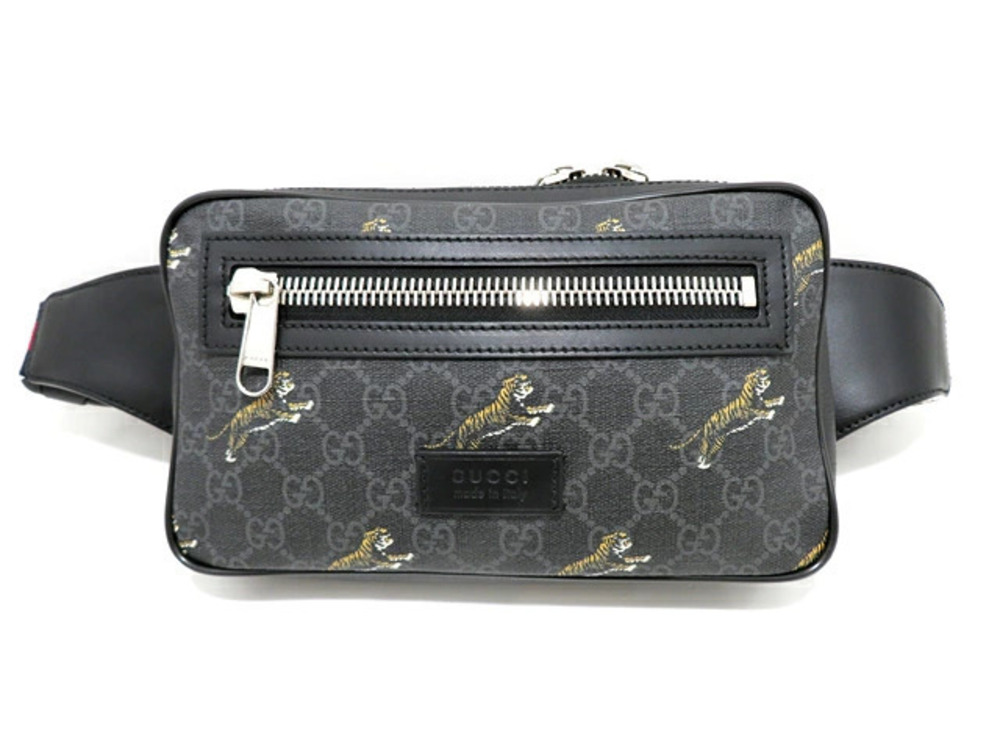 Gucci Bag Waist Crossbody Bum Body GG Canvas Calfskin